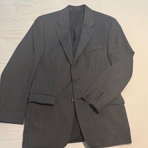 Men's Ralph Lauren Gray Pinstripe Blazer - Size 38R
